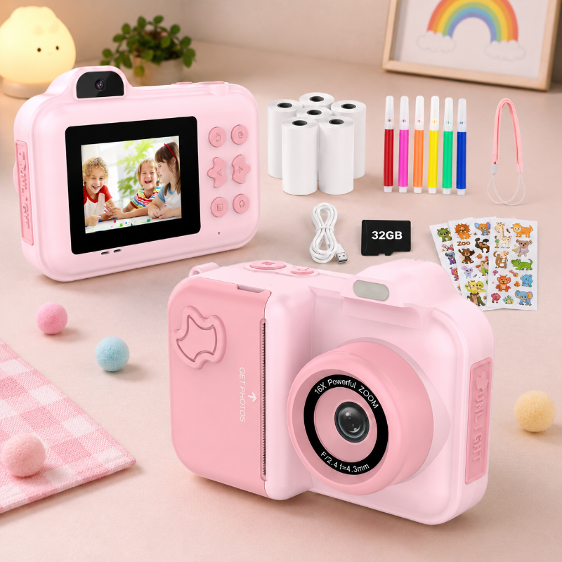 Instant Print Camera – Kreativt & interaktivt – Instant-kamera til børn