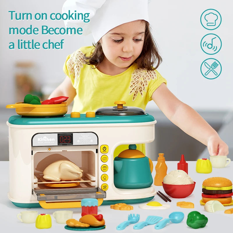 Kitchen Toy™ - Lær at lave mad på en legende måde - Køkkenlegetøjssæt