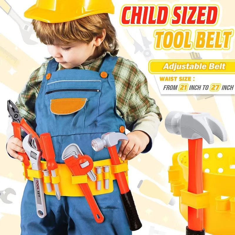 Elektrisk legetøjsværktøjssæt til juniorbyggere