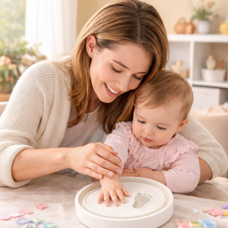 Baby Imprint Clay Kit – Minder & Unikt – Ler-aftrykssæt