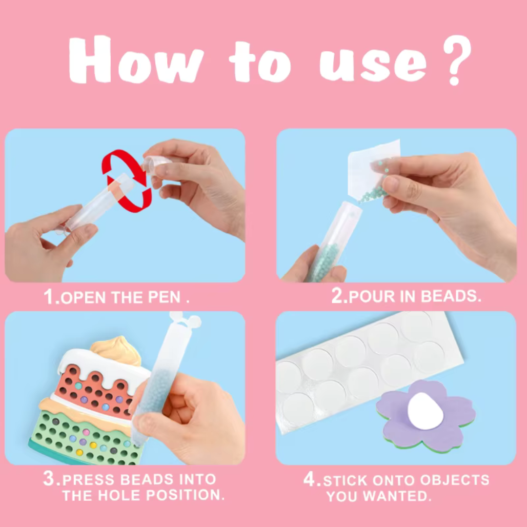 DIY Beads Pen™ - Byg, lav og nyd - Diamantmaleri
