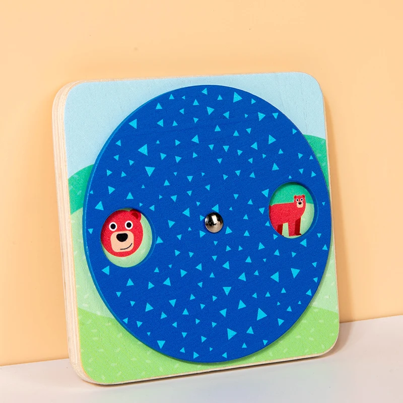 TinySkills – Kreativt & lærerigt – Montessori magnetisk aktivitetsbræt