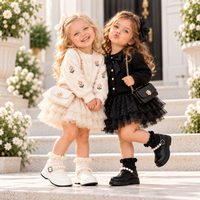 Thumbnail for PearlCharm – Elegant & sødt – ankelstøvler til børn med perledetaljer