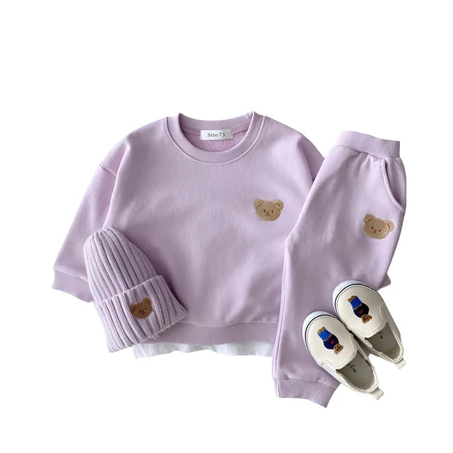 Mini Fashion™ - Træningssæt med bjørne til småbørn