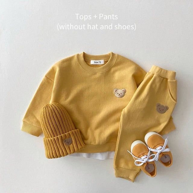 Mini Fashion™ - Træningssæt med bjørne til småbørn