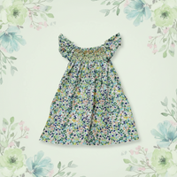 Thumbnail for Floral Dress – Let og luftig – Pige-kjole med flagrende ærmer