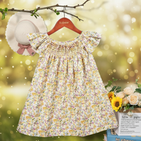 Thumbnail for Floral Dress – Let og luftig – Pige-kjole med flagrende ærmer