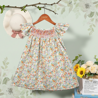 Thumbnail for Floral Dress – Let og luftig – Pige-kjole med flagrende ærmer