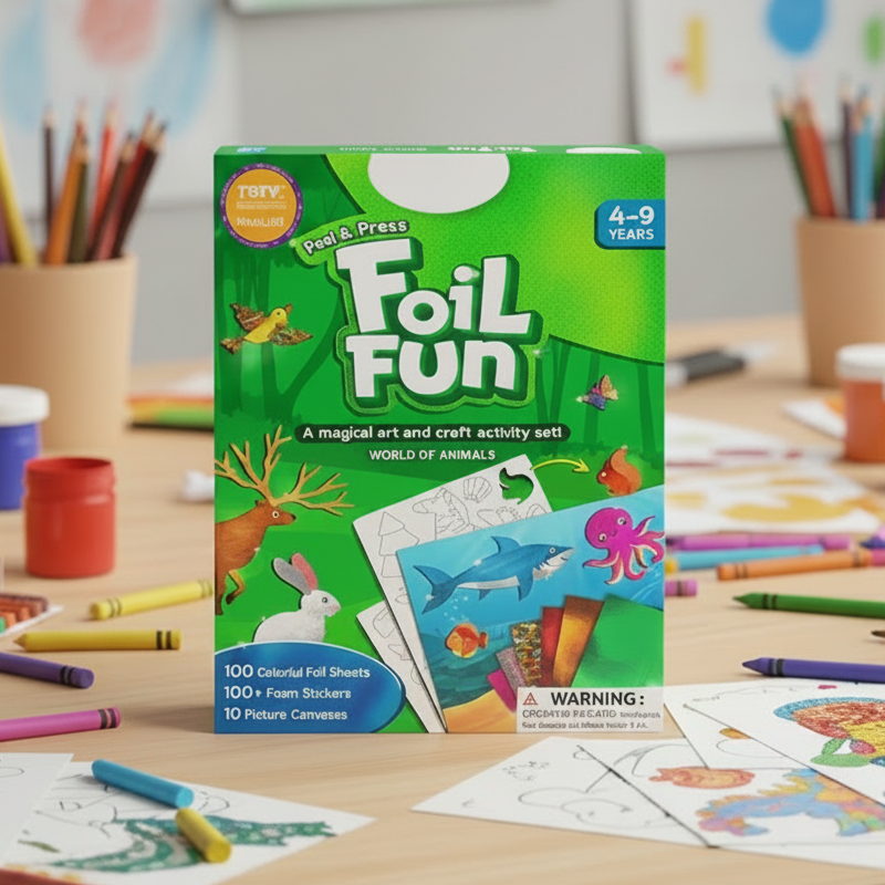 FoilMagic – Legende & kreativt – Kunstsæt med folieklistermærker