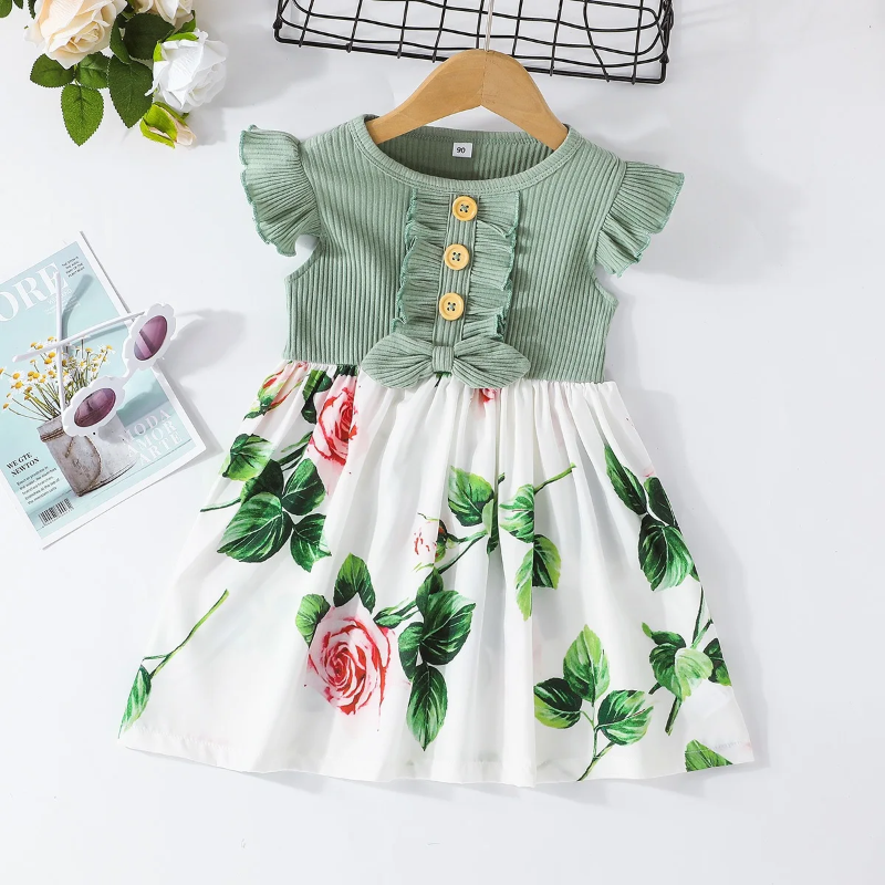 Garden Dress – Sommer & Frisk – Blomsterkjole til piger