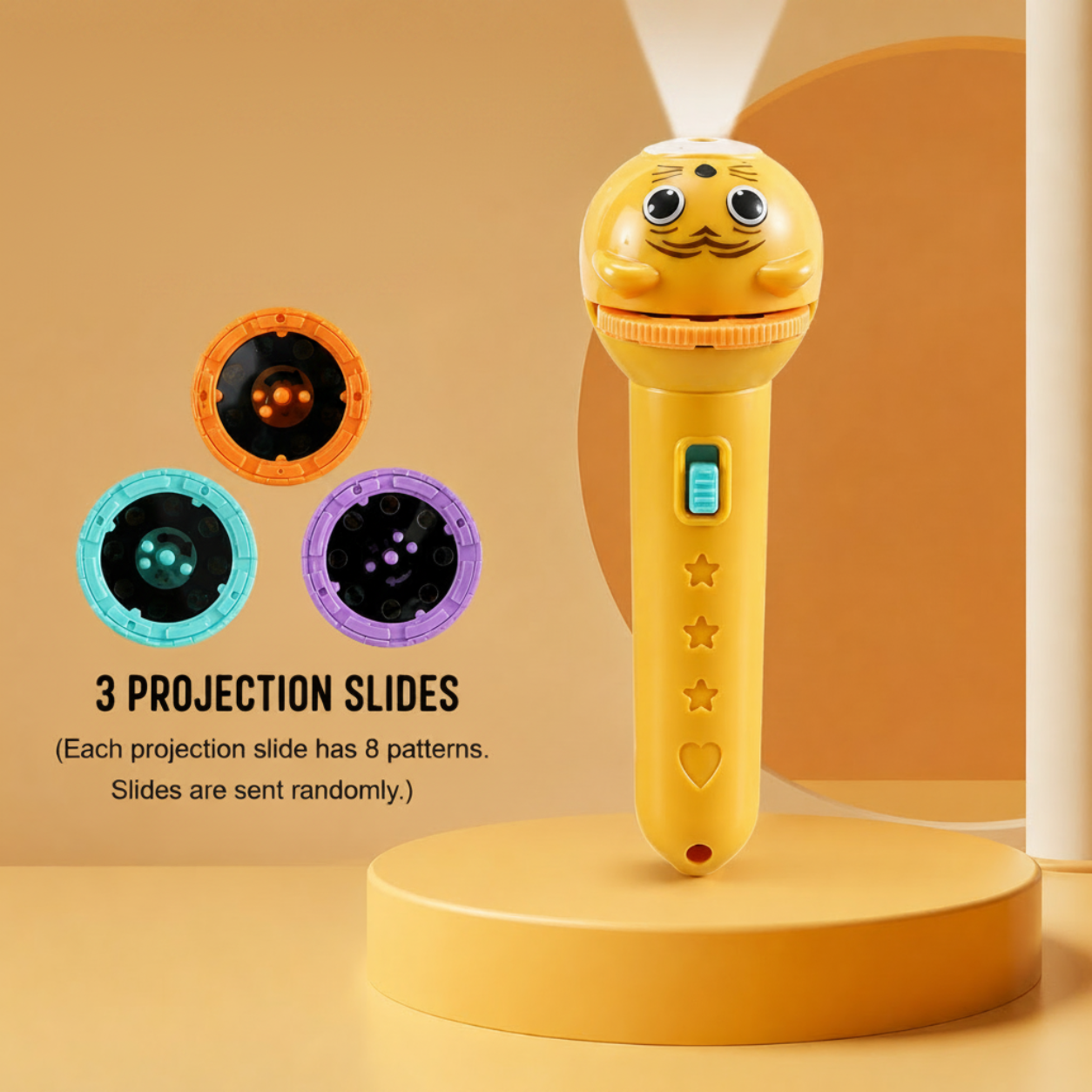 Story Torch™ - Magi ved sengetid - projektor med lommelygte