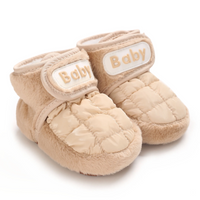 Thumbnail for TinyBoots – Hyggeligt & behageligt – Plys-babysko til vinteren