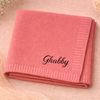 Thumbnail for Personalized Baby Blanket – Blødt & unikt – Personligt broderet tæppe i bomuld