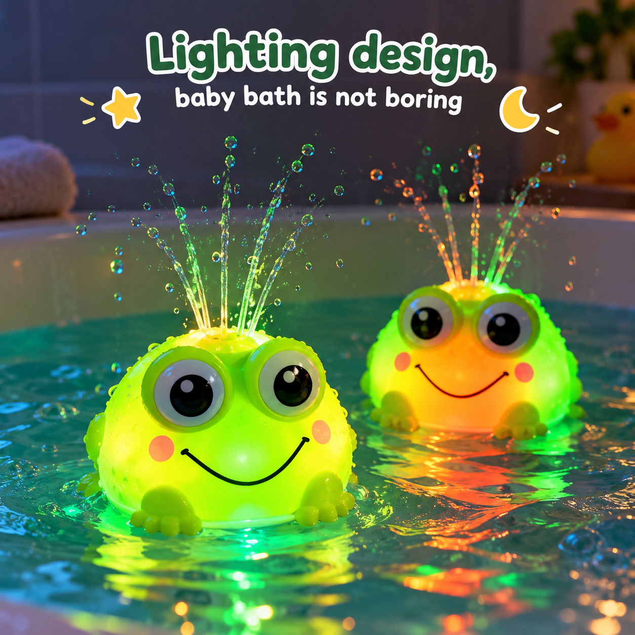 FrogSplash – Munter & interaktiv – Automatisk vandfontæne