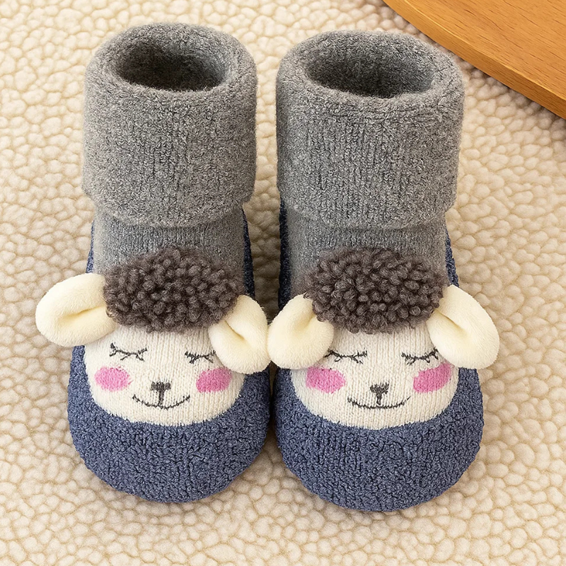 Mini Fashion™ - Varme og Bløde - Skridsikre Sokker