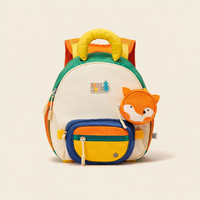 Thumbnail for KidPack – Let og behagelig – Letvægts skoletaske med vandflaskeholder