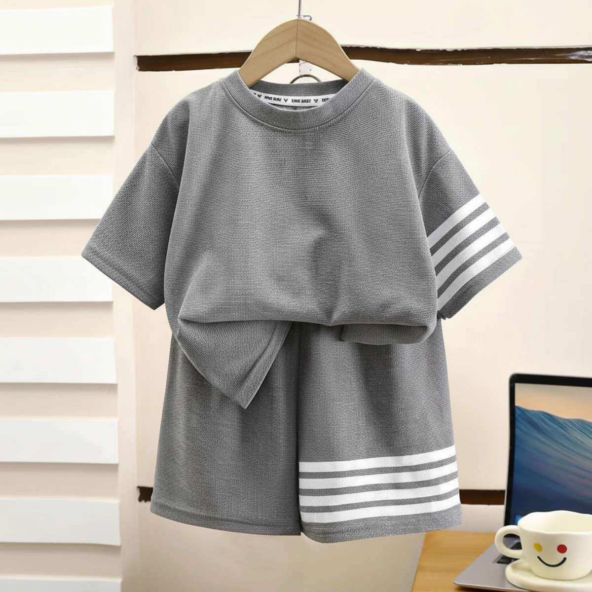 MiniSport – Sport & fritid – 2-delt sæt med shorts og T-shirt