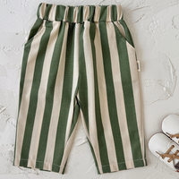 Thumbnail for SoftStripe – Blødt og behageligt – babybukser med stribet mønster