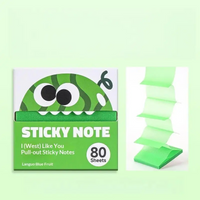 Thumbnail for MemoBuddy – Farverig & Funktionel – Gennemsigtige Sticky Notes