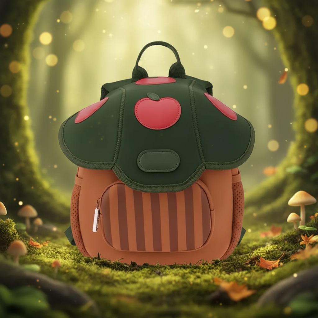 MushroomPack – Sødt & praktisk – design af børnerygsække