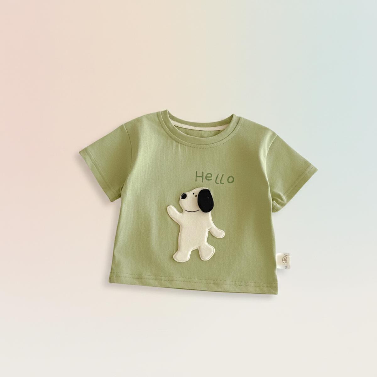 LittlePatch – Tegneserie & Sjov  – Børnet-shirt med tegneserie-patches