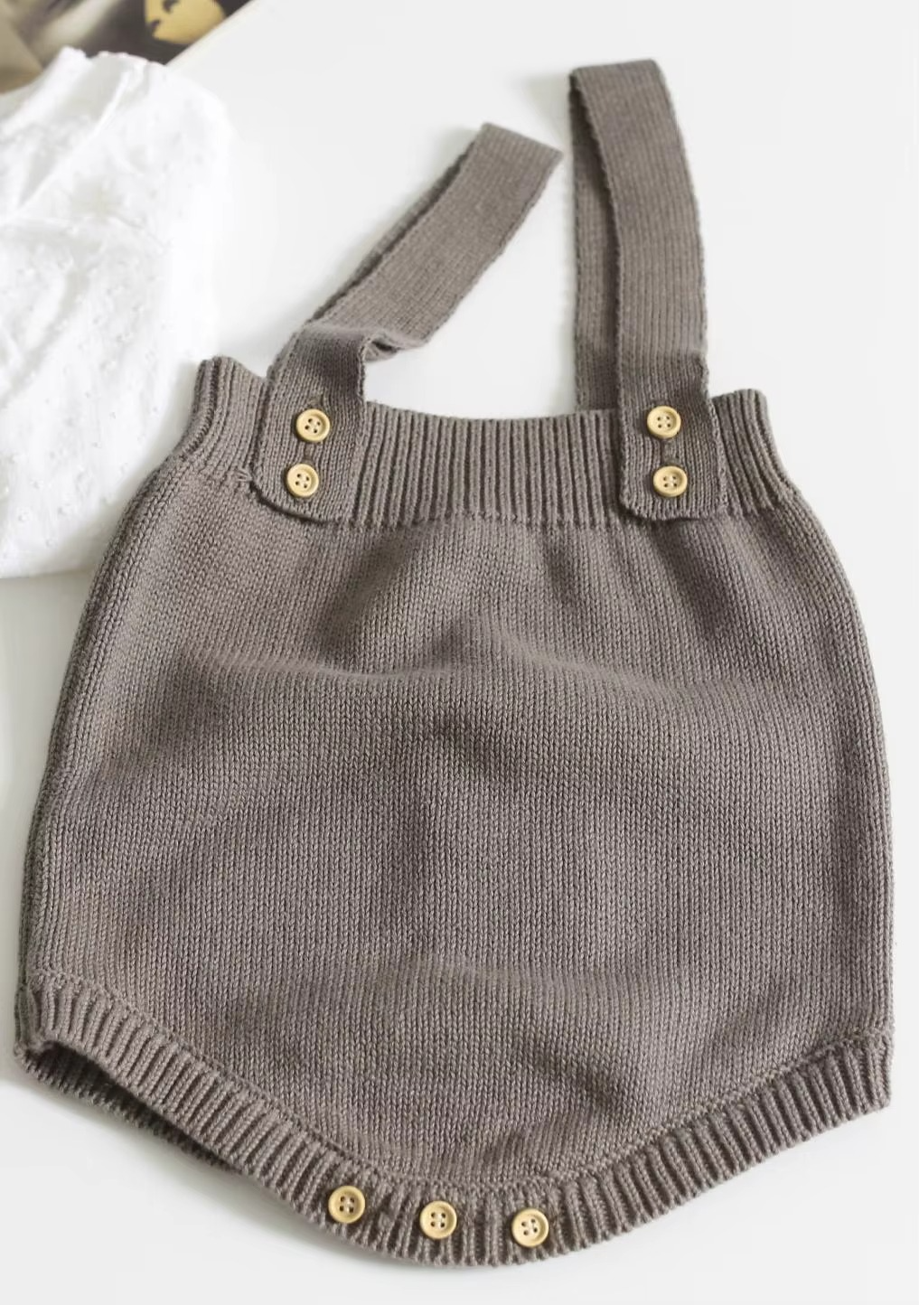 Mini Fashion™ - Sød strikket baby-omper
