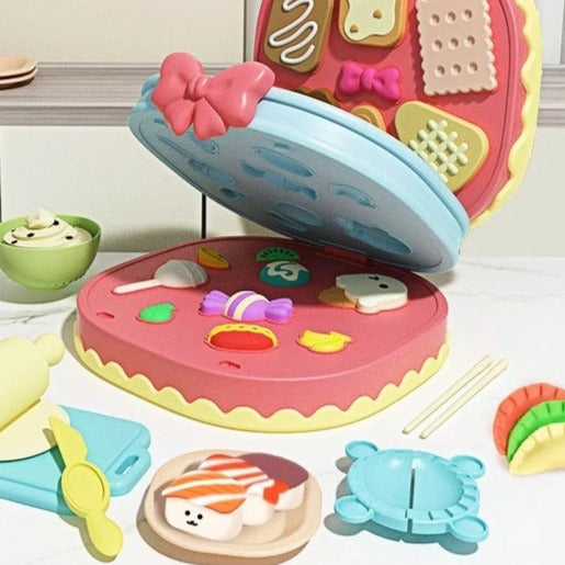 Cake Play Dough Set™ - Farverige kreationer til uendelig sjov - Legetøjskage
