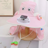 Thumbnail for HappyShade – Solbeskyttelse og afkøling – Sommerhat til børn med ventilator
