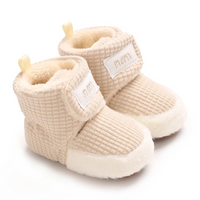 Thumbnail for TinyBoots – Hyggeligt & behageligt – Plys-babysko til vinteren