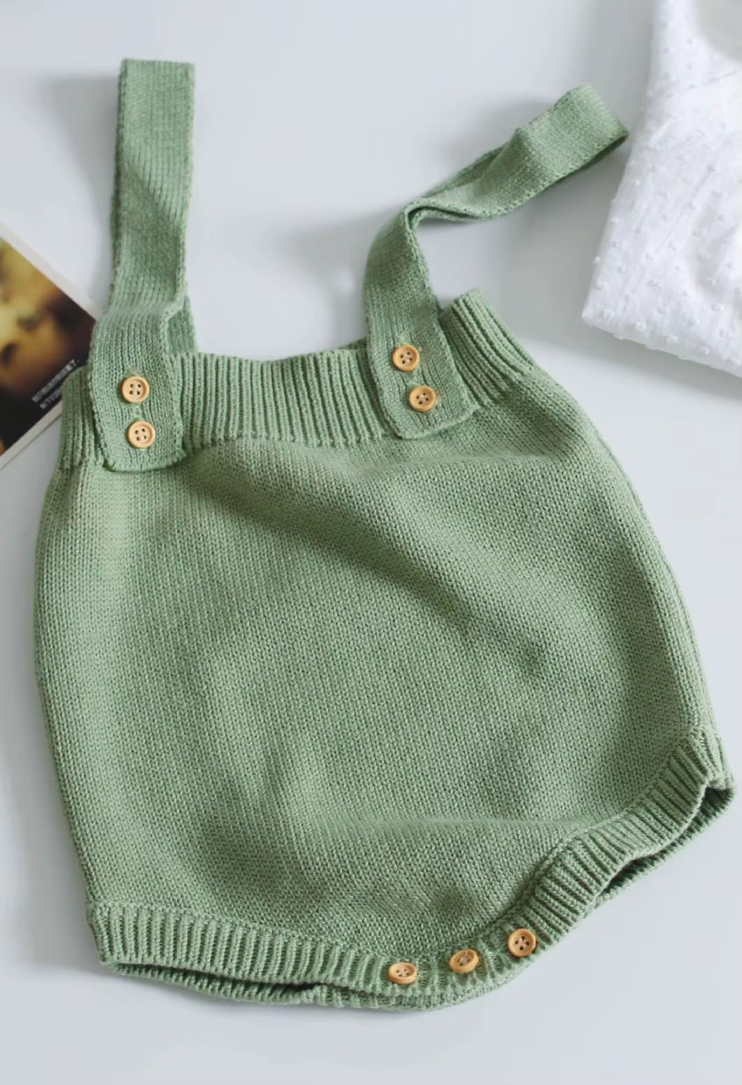 Mini Fashion™ - Sød strikket baby-omper