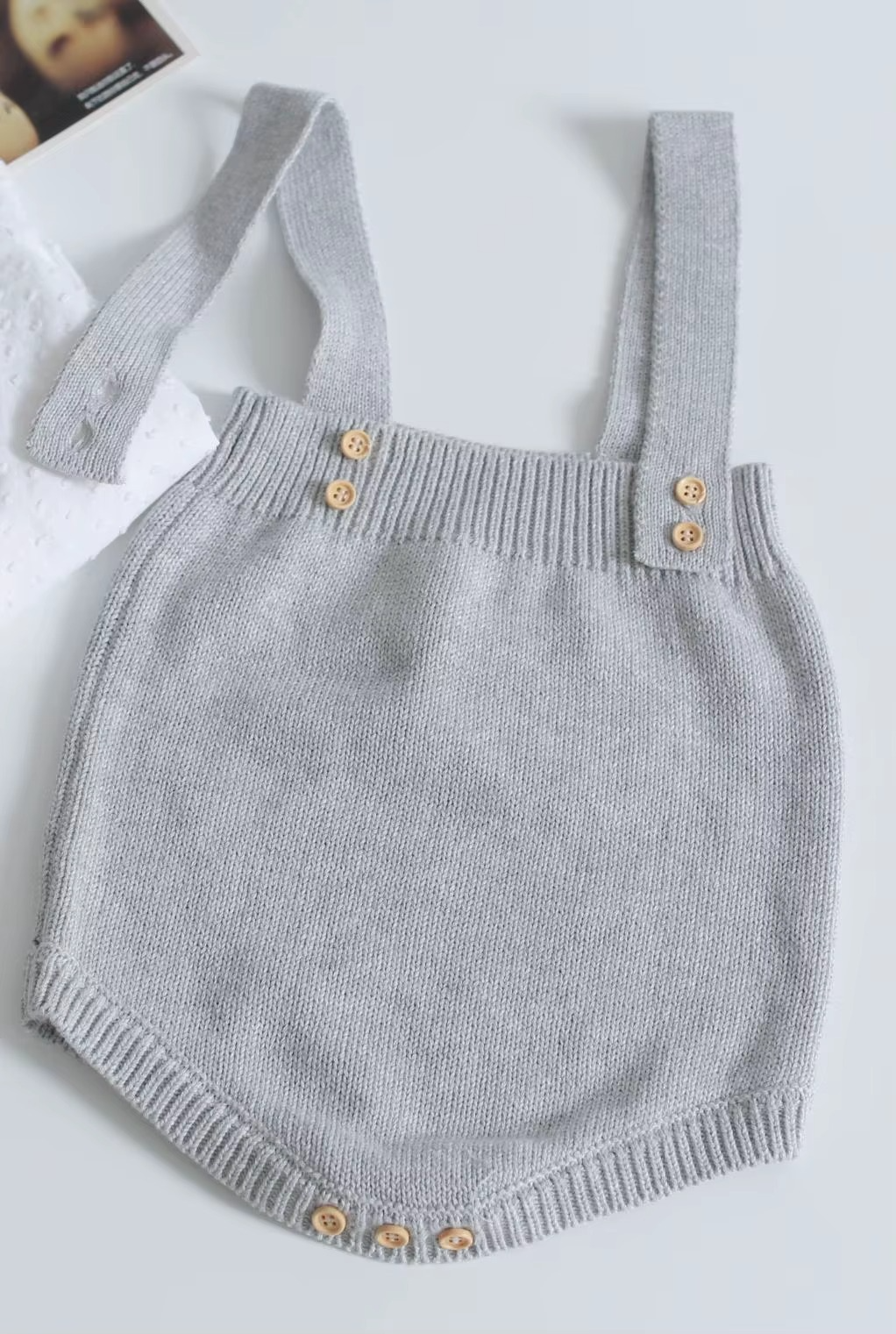 Mini Fashion™ - Sød strikket baby-omper