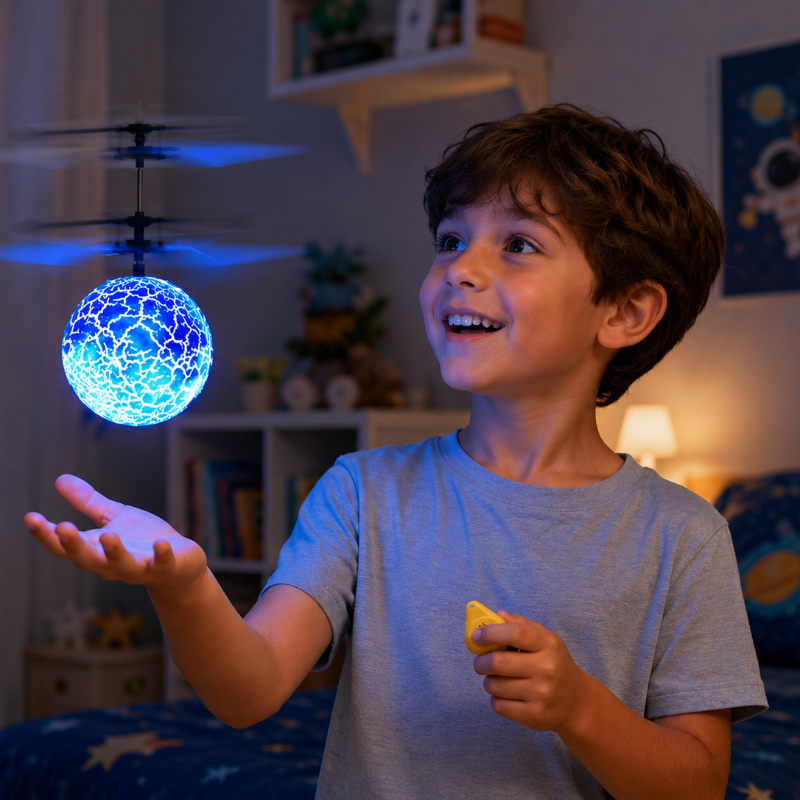 HoverFun – LED-lys & pædagogisk – Quadcopter-drone