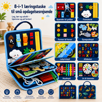 Thumbnail for 7-in-1 Busy Board – Motorik & læring – Aktivitetstavle