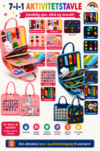 Thumbnail for 7-in-1 Busy Board – Motorik & læring – Aktivitetstavle