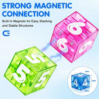 Thumbnail for LearnCube – Lærerigt & interaktivt – Magnetiske bogstav- og regnekuber