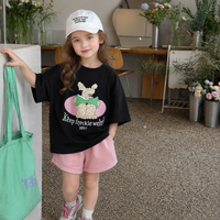 Thumbnail for SunnyKids – Komfortabelt & sødt – Oversized T-shirt med tegneserieprint