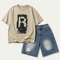 Thumbnail for CoolBoys – Cool & behageligt – drengetøj med T-shirt og korte jeans