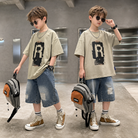 Thumbnail for CoolBoys – Cool & behageligt – drengetøj med T-shirt og korte jeans