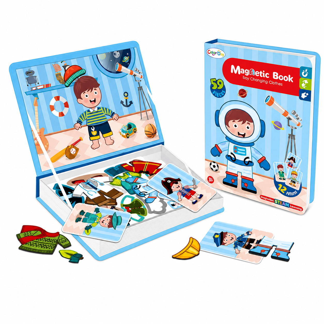 MagniPlay – Lærerigt & kreativt – Magnetisk puslespilbog