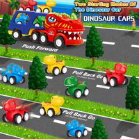 Thumbnail for DinoDrive – Kreativt & eventyrligt – 5-i-1 lastbil-legesæt