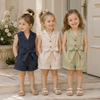 LittleLady – Elegant & Trends – Jumpsuit med sløjfe i taljen