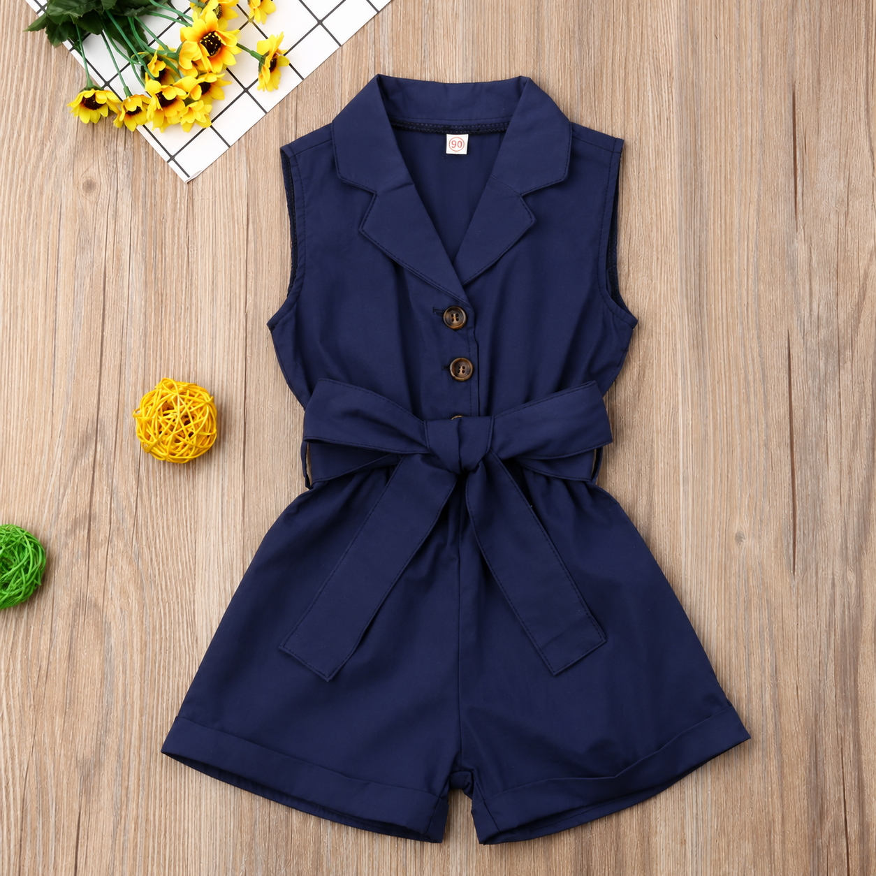 LittleLady – Elegant & Trends – Jumpsuit med sløjfe i taljen