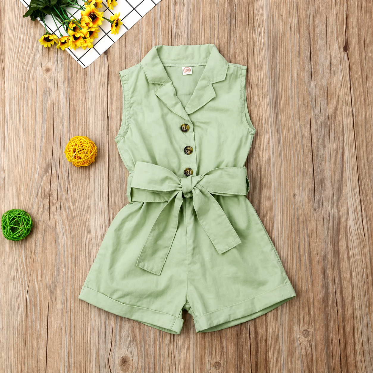 LittleLady – Elegant & Trends – Jumpsuit med sløjfe i taljen