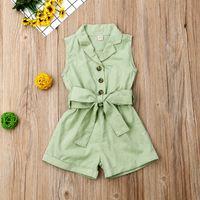 Thumbnail for LittleLady – Elegant & Trends – Jumpsuit med sløjfe i taljen
