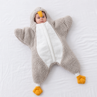 Thumbnail for LittlePenguin – Blødt & varmt – Baby-pingvin-jumpsuit-sovepose