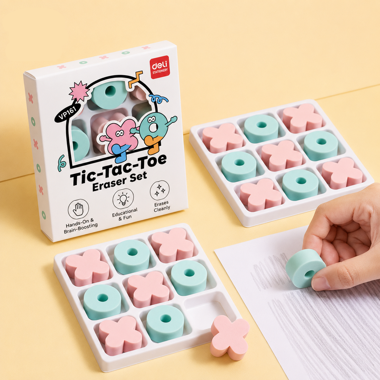 TicFun – Sødt & praktisk – Smør-ost-og-æg-gummisæt