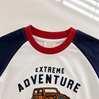 Thumbnail for StreetBoy – Sejt & behagelig – Børnet-shirt med raglanærmer og print