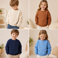 Thumbnail for LittleCloud – Behagelig og hyggelig – Sweater med 3D-bjørnemotiv