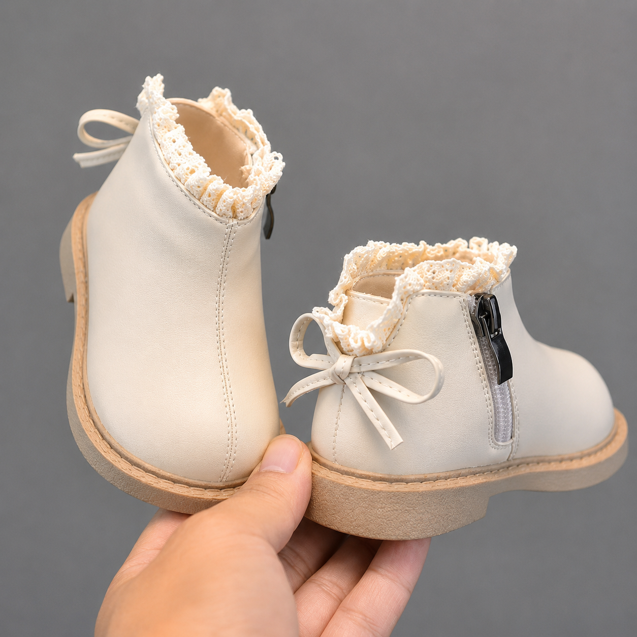 Mini Fashion™ - Varme og klassiske - Læderstøvler