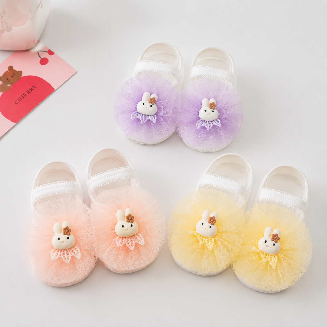 SweetFeet – Blødt & sødt – babysokker med blomster og blonder